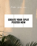 Create Your 3-Split Poster – Custom Triptych Wall Art | BYPRITHU