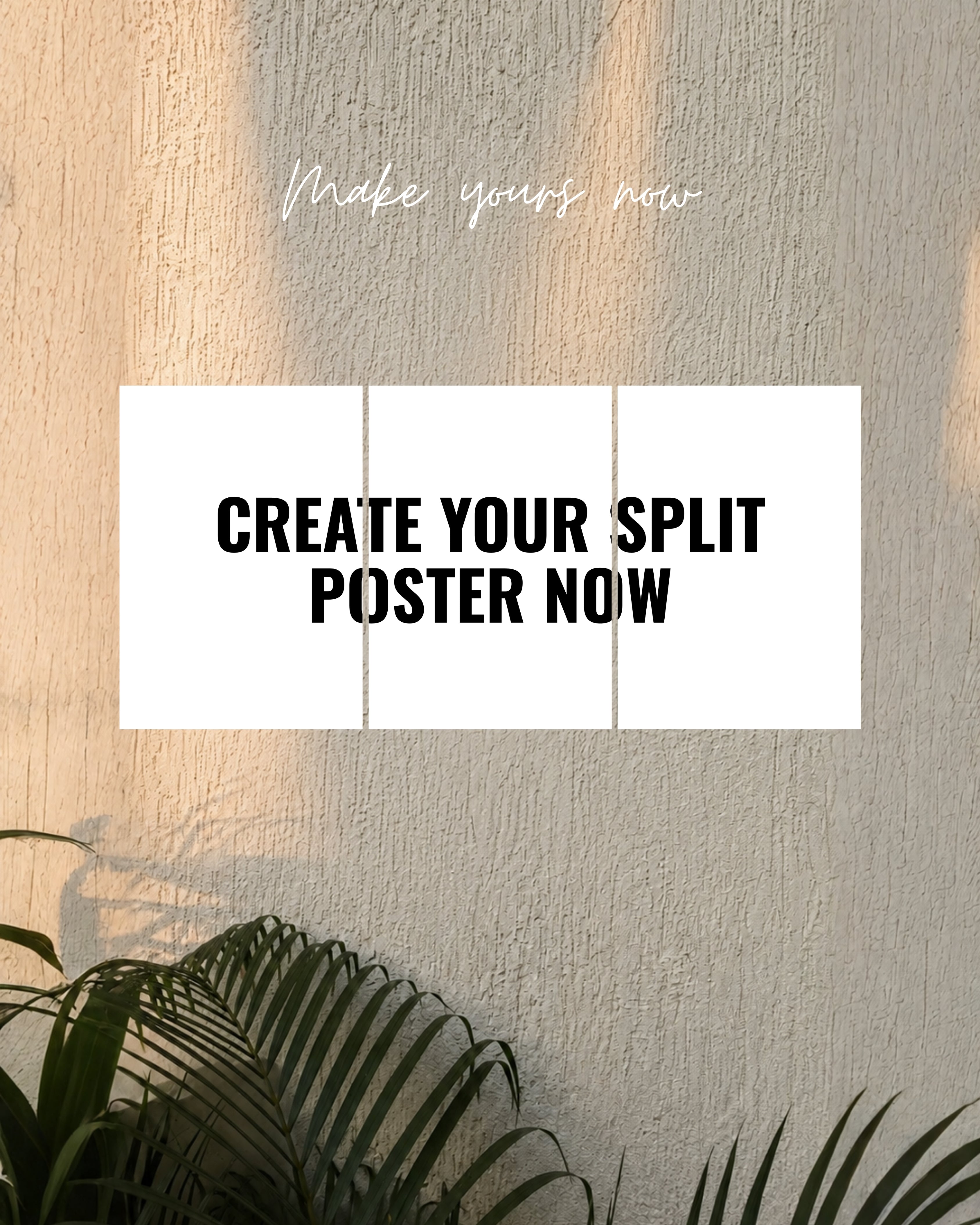 Create Your 3-Split Poster – Custom Triptych Wall Art | BYPRITHU