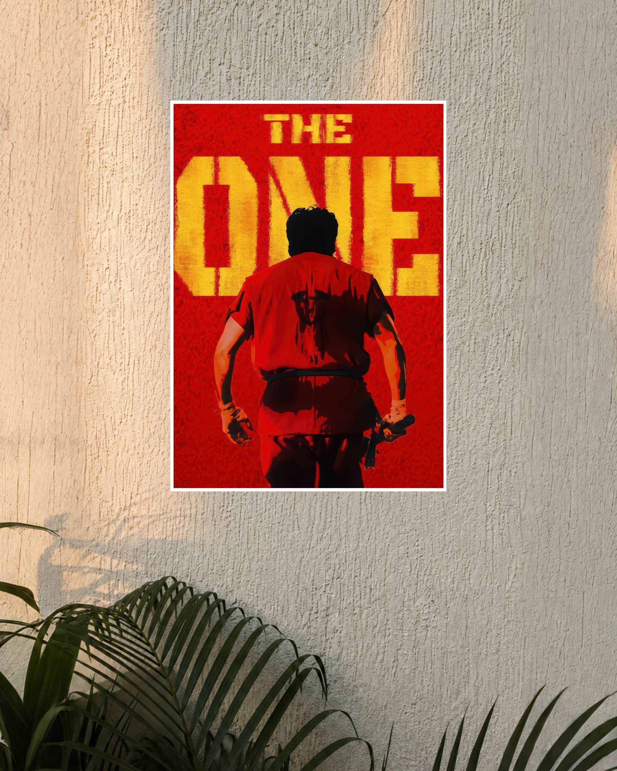 Retro – Suriya "The One" Action Silhouette Movie Poster