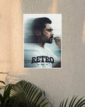 Retro – Suriya "Love Laughter War" Glitch Movie Poster