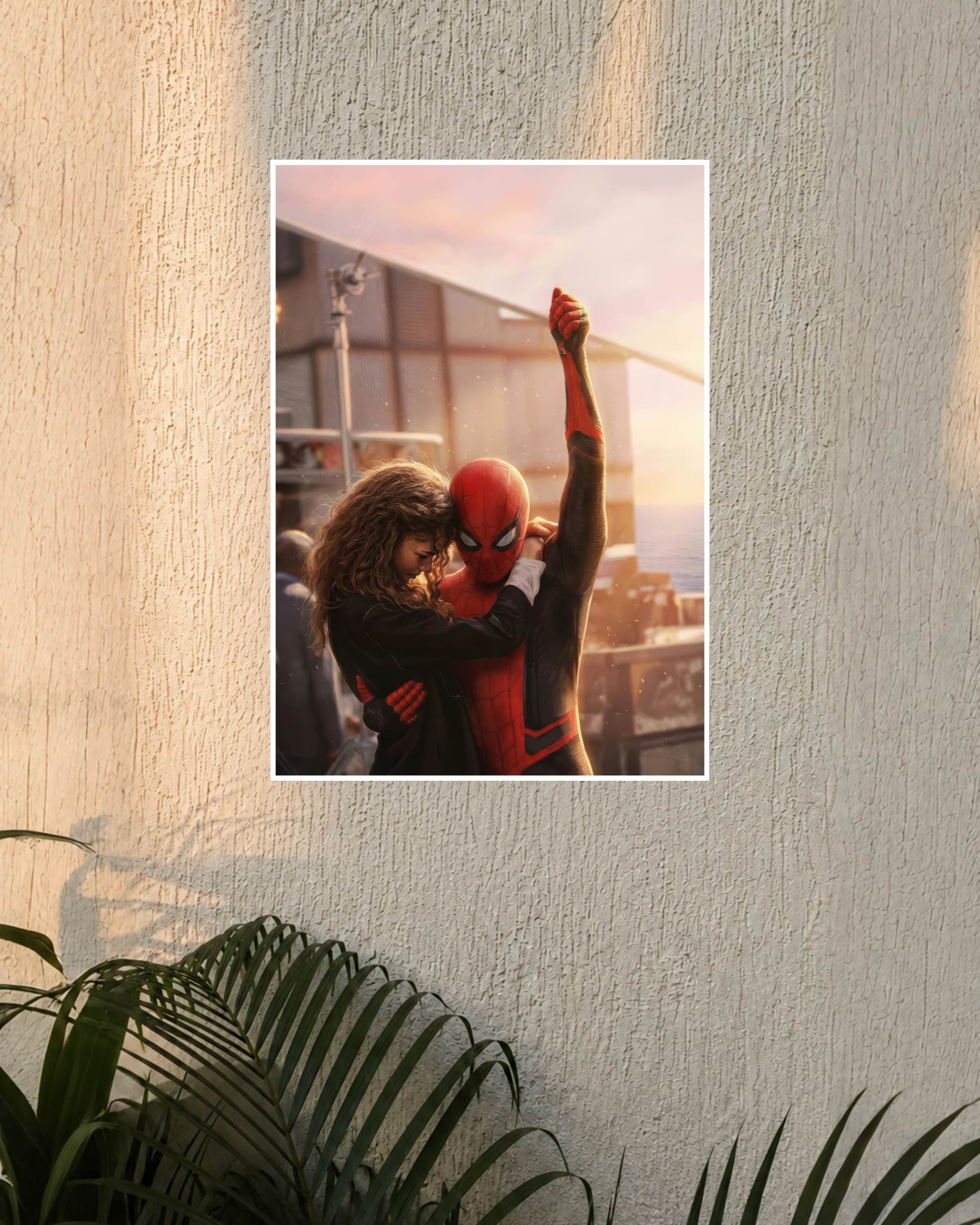 Spider-Man: Far From Home – Spider-Man & MJ Cinematic Poster