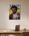 Baacha – Rajinikanth Comic Art Illustrated Movie Poster