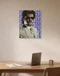 Superstar of the 80s – Rajinikanth Retro Suit Movie Poster