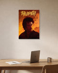 Thalapathi – Rajinikanth Fire Portrait Movie Poster