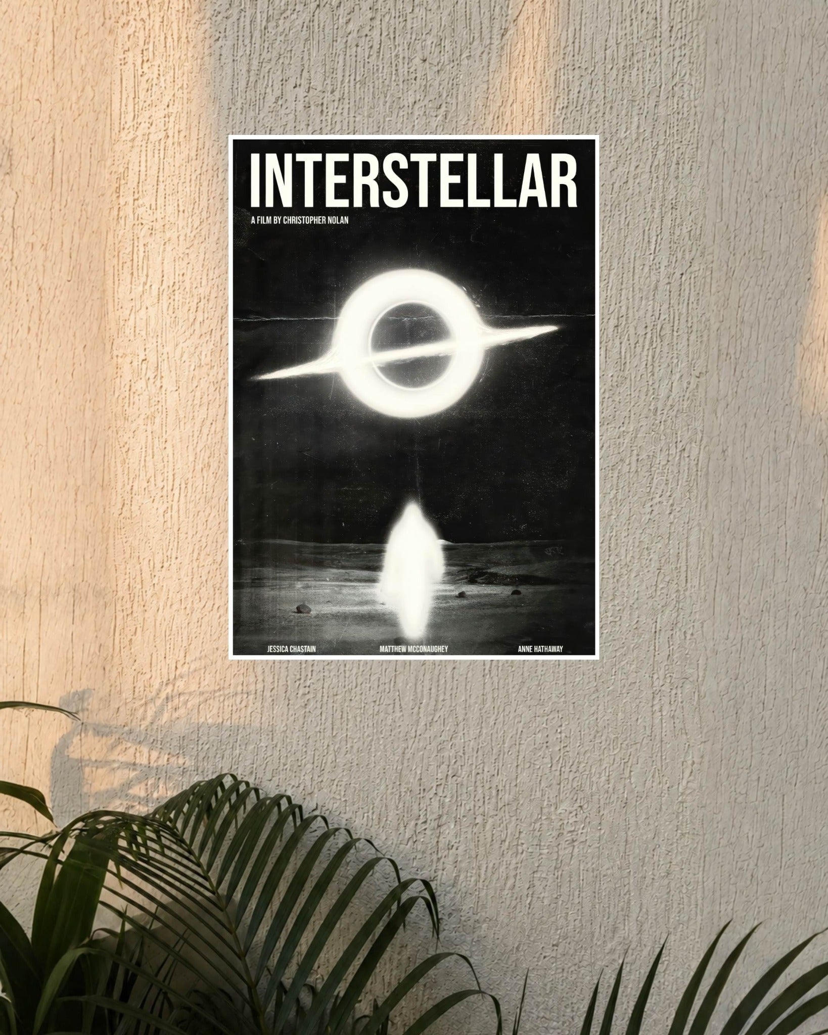 Interstellar Gargantua Silhouette Wall Poster