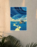 Interstellar Journey Beyond The Stars Wall Poster