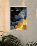 Interstellar Liftoff Into Infinity Wall Poster