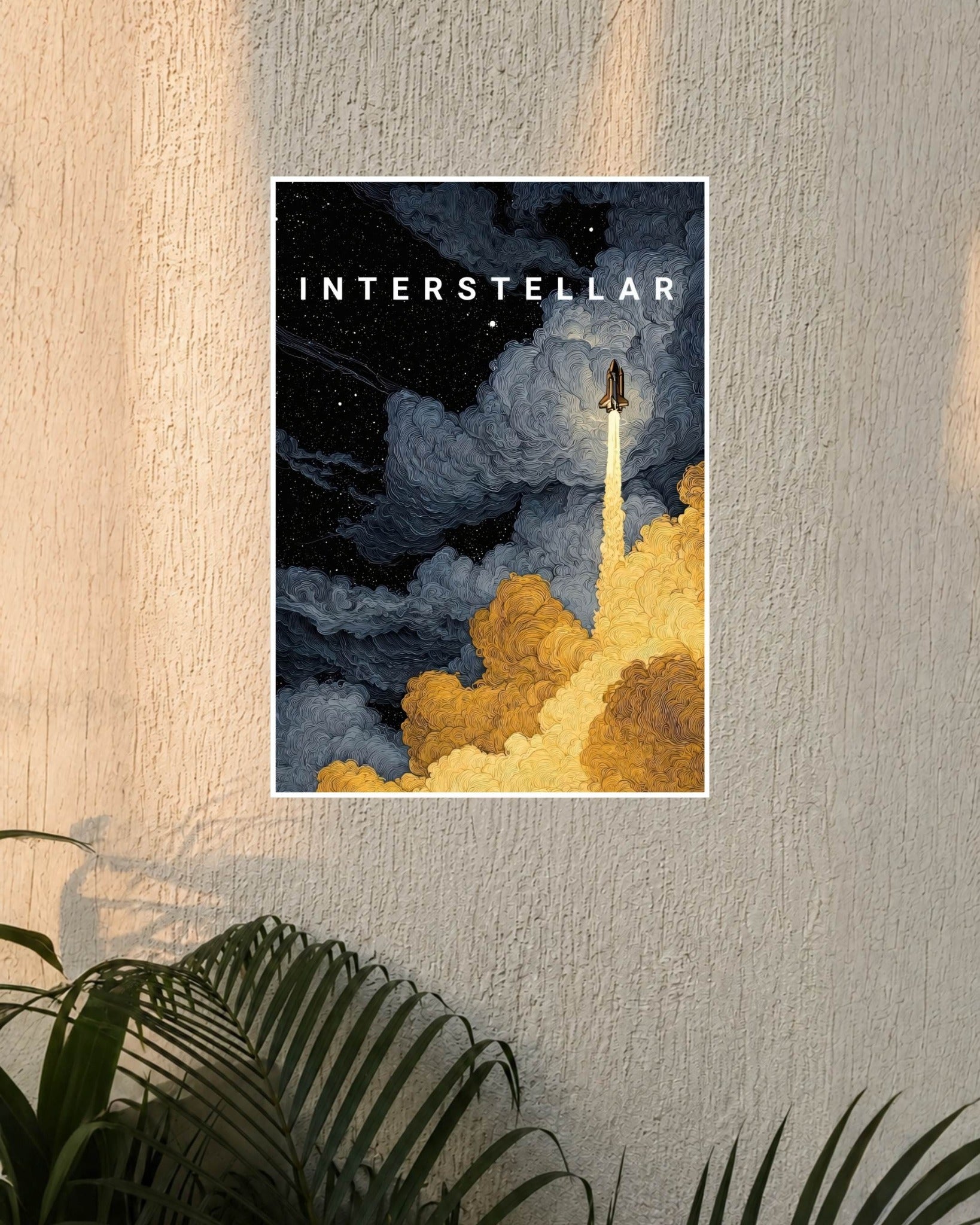 Interstellar Liftoff Into Infinity Wall Poster