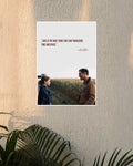 Interstellar Love Transcends Time and Space Quote Poster
