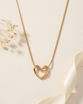 Knotted Heart Necklace