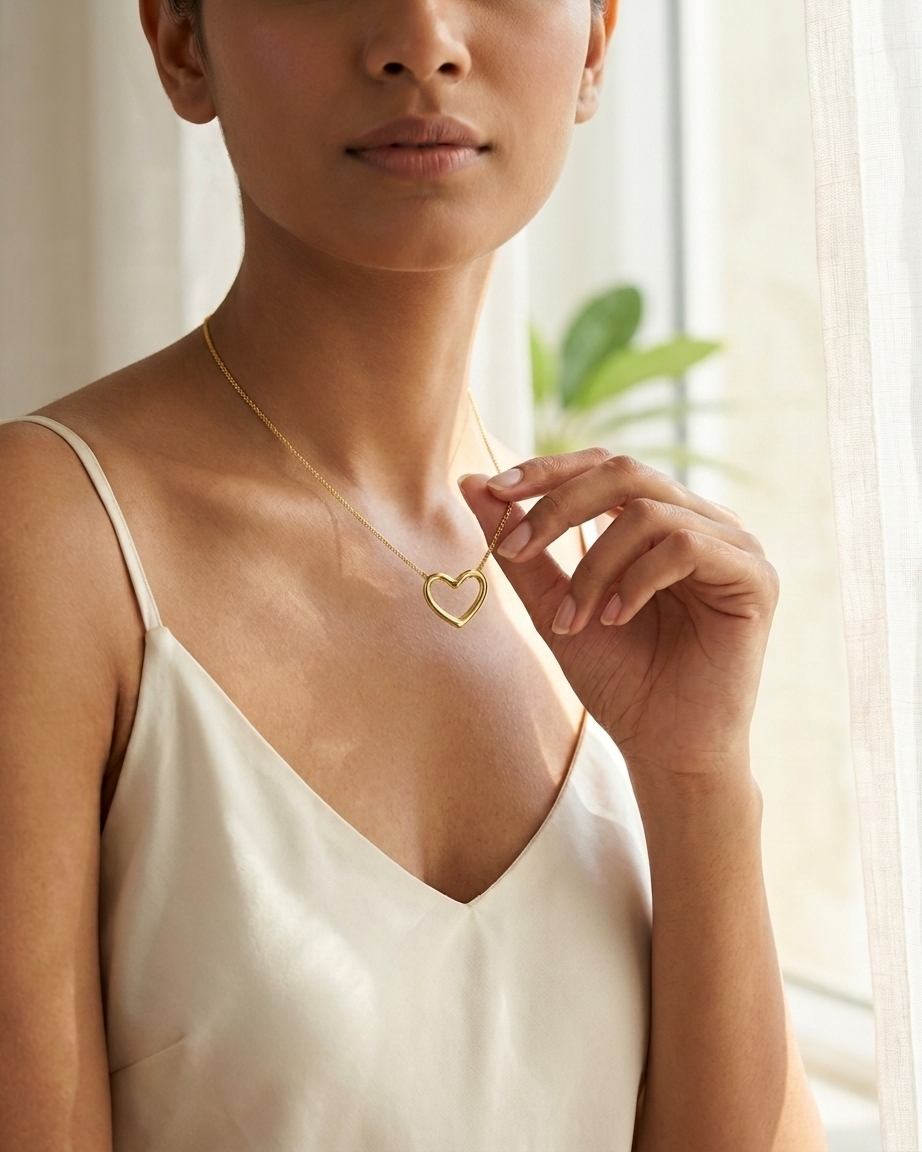 Knotted Heart Necklace