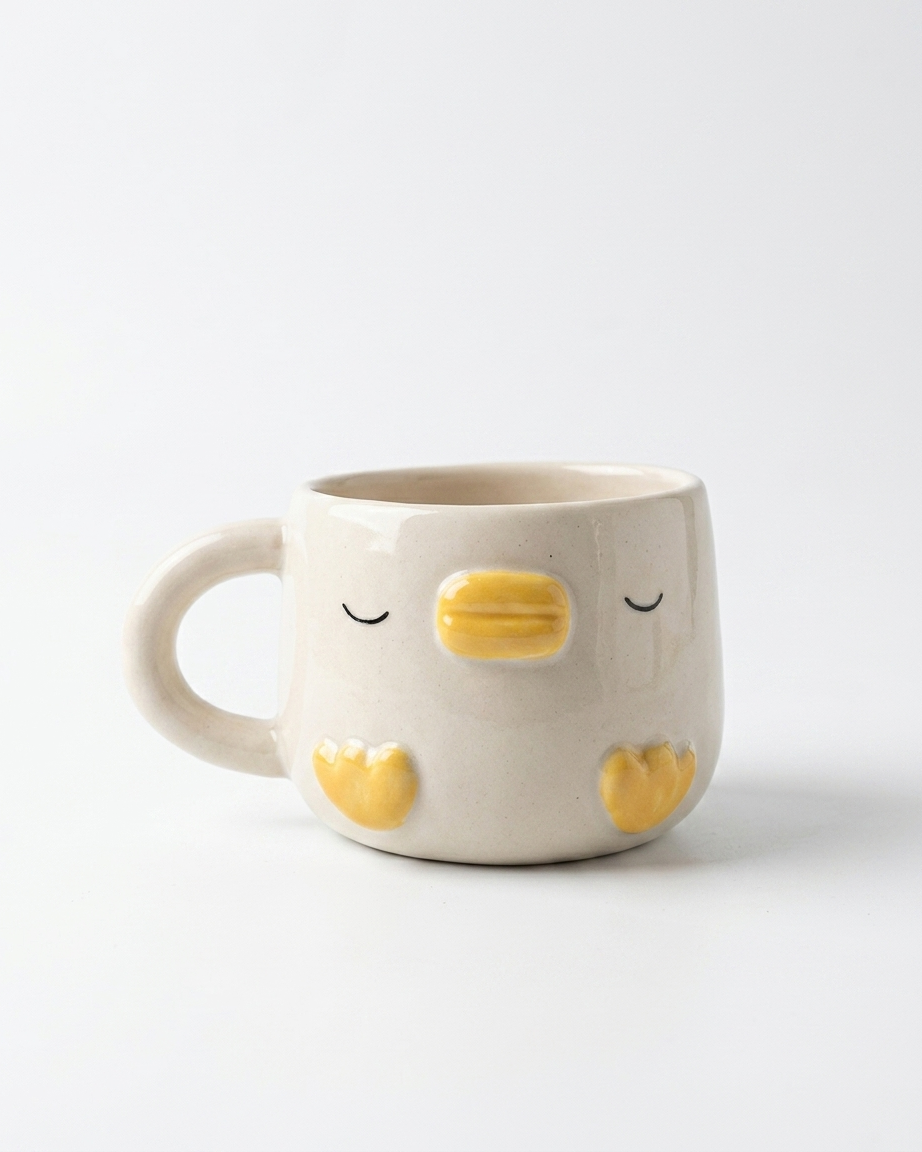 The Chick Mug — Sleepy Ceramic Cutie 🐣
