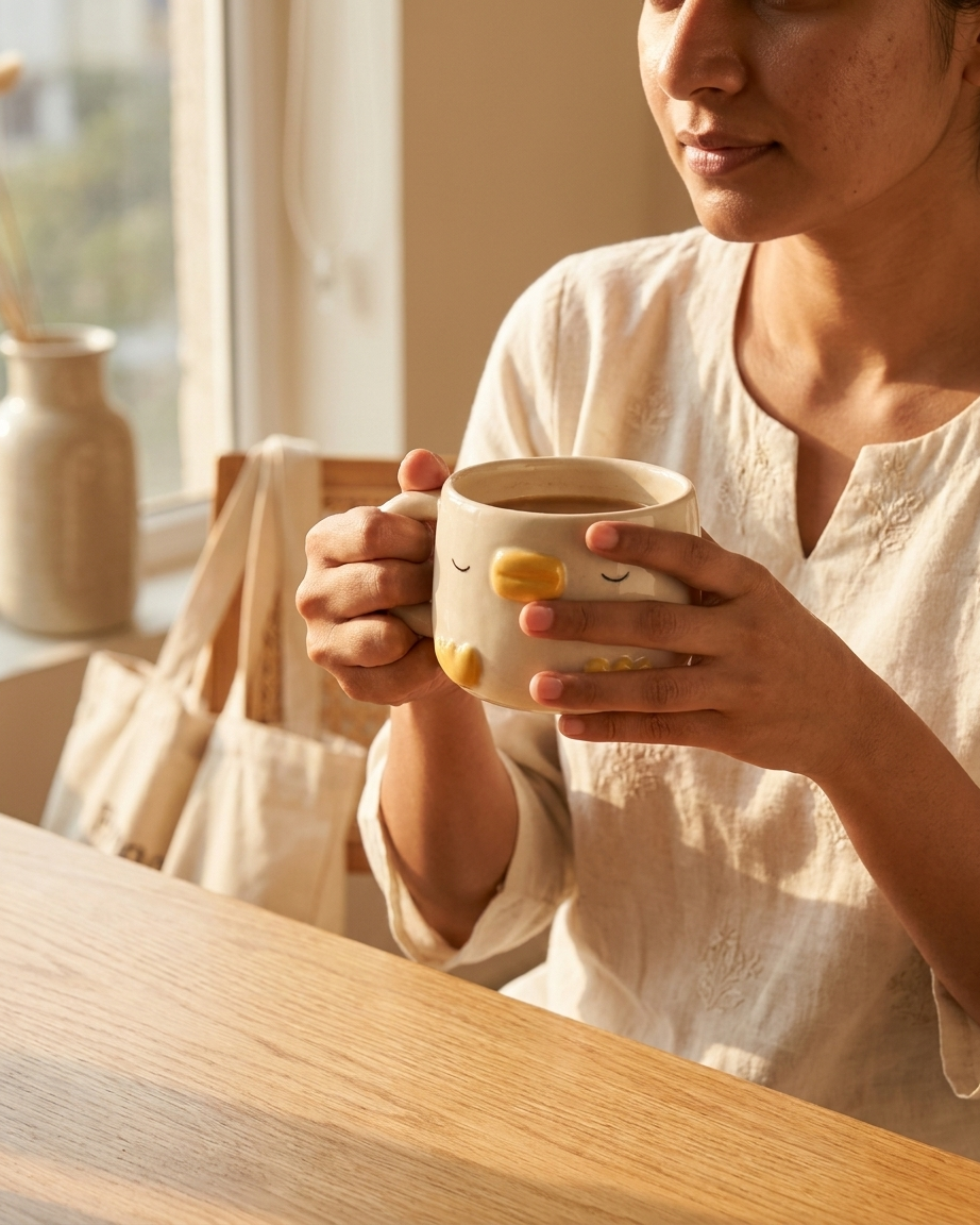 The Chick Mug — Sleepy Ceramic Cutie 🐣