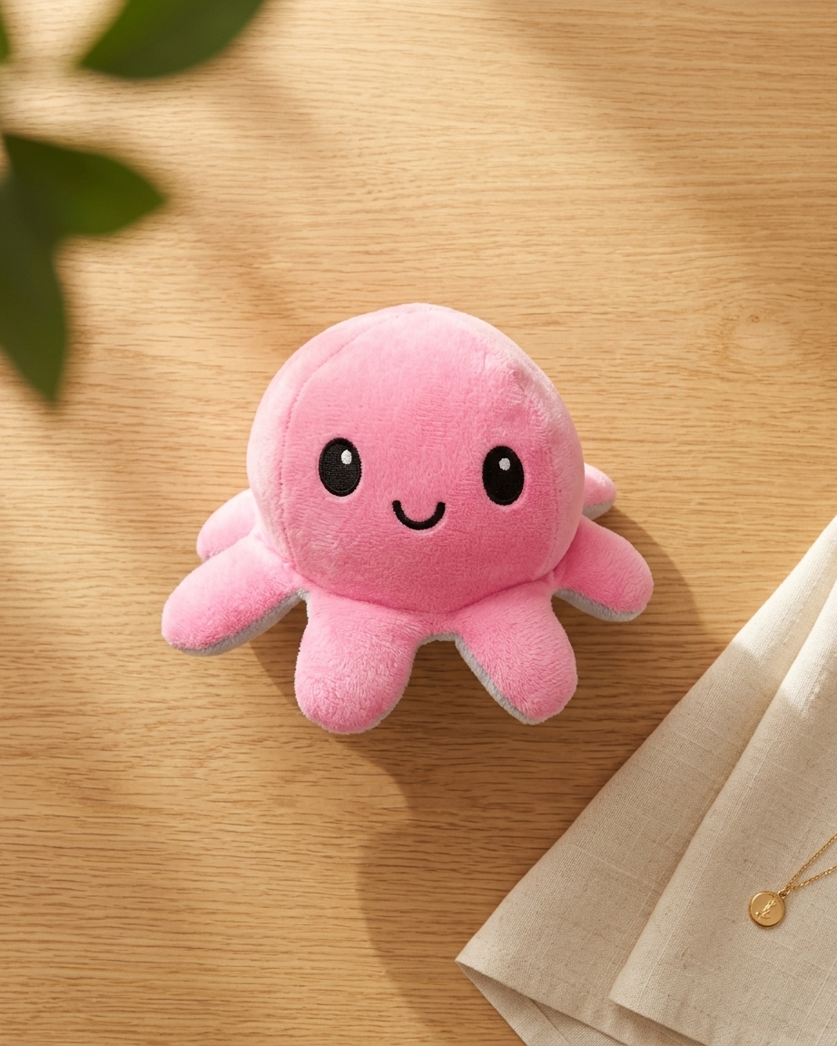 The Mood Octopus — Reversible Double Sided Plushie 🐙