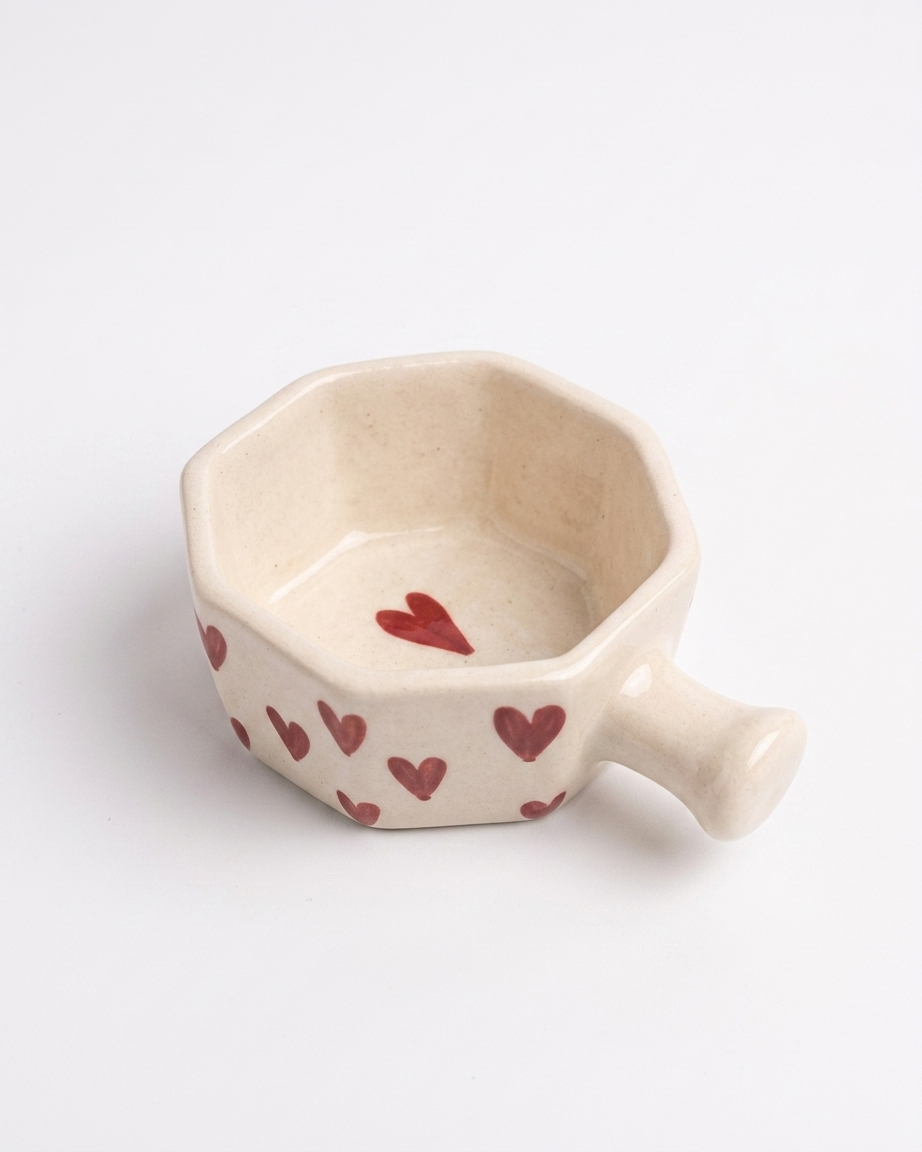 The Heart Pan Set — 6 Ceramic Love Dishes 🫶
