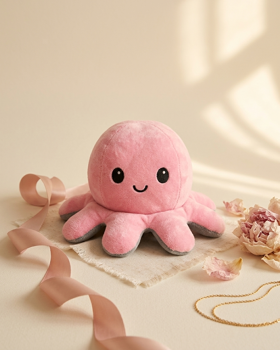 The Mood Octopus — Reversible Double Sided Plushie 🐙