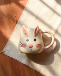 The Bunny Mug — Ceramic Face Cup 🐰