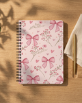 The Bow Notebook — A5 Spiral Journal 🎀