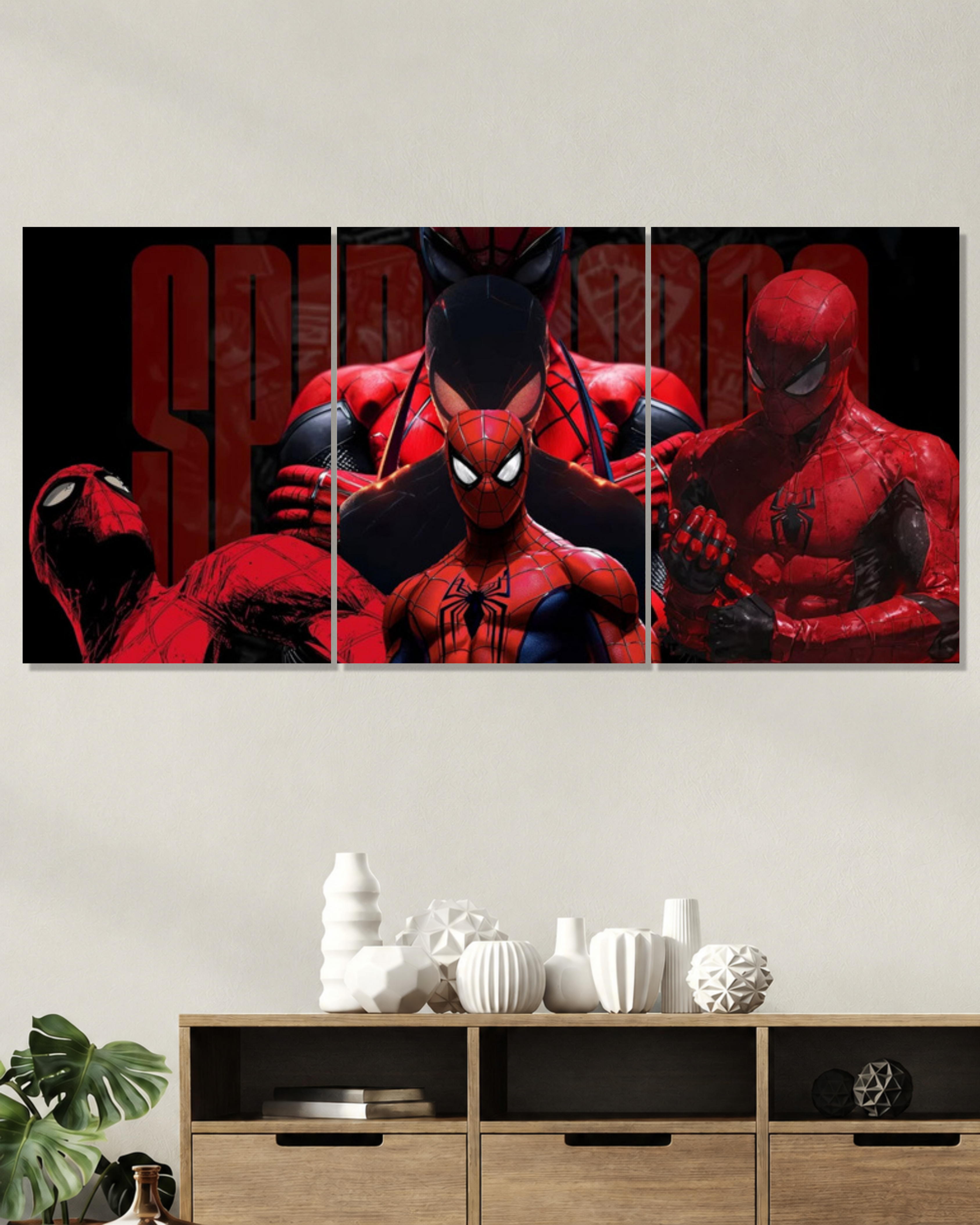Spiderman Multiverse Trio Split Poster
