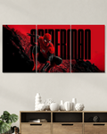 Spiderman Red Black City Split Poster